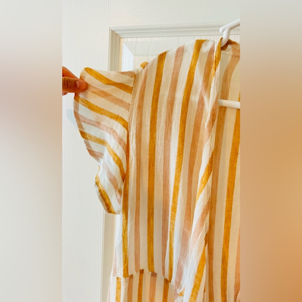 NWT Rails Linen Wrap Dress - Picture 7 of 13